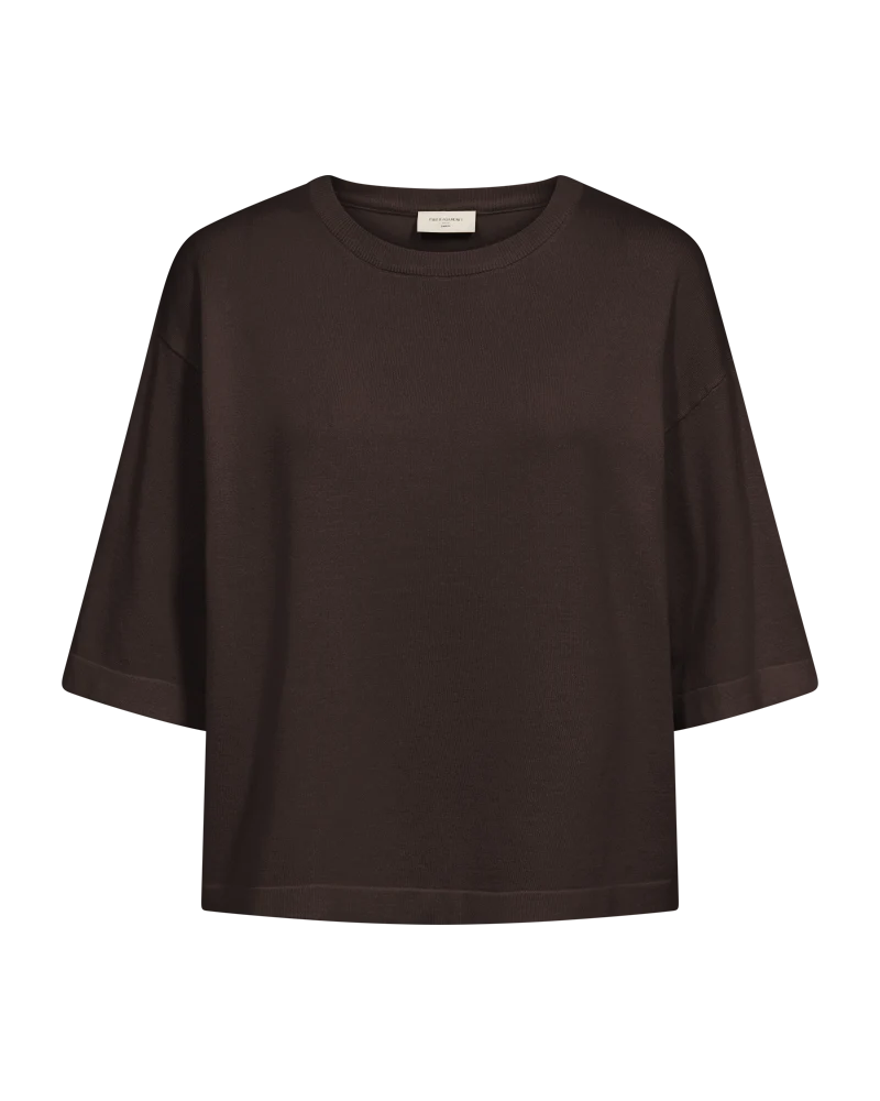 Free/Quent Conny Fine Knit with round neck and wide half sleeves 211619