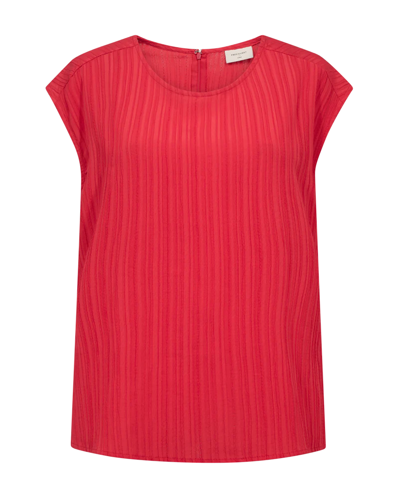 Free/Quent Poppy Textured sleeveless blouse 207685