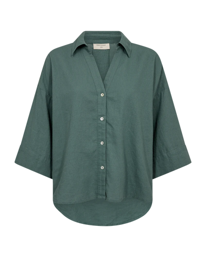Free/Quent FQLAVA Linen Shirt with back pleat