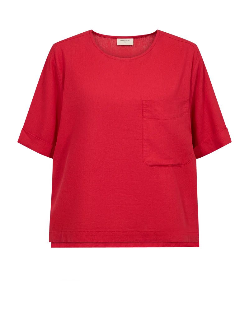 Sleeveless Linen Top with Back Button Detail.  All colours