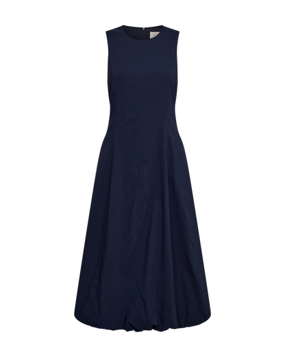 FQHAMY navy dress with full skirt and pockets  211371