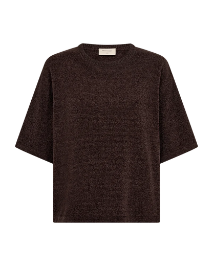 Free/Quent FQTEMPO  Short Sleeve Chenille Jumper in Brown or Port Royale 211511