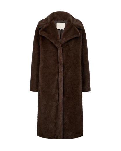 Free/Quent Brown faux Fur coat