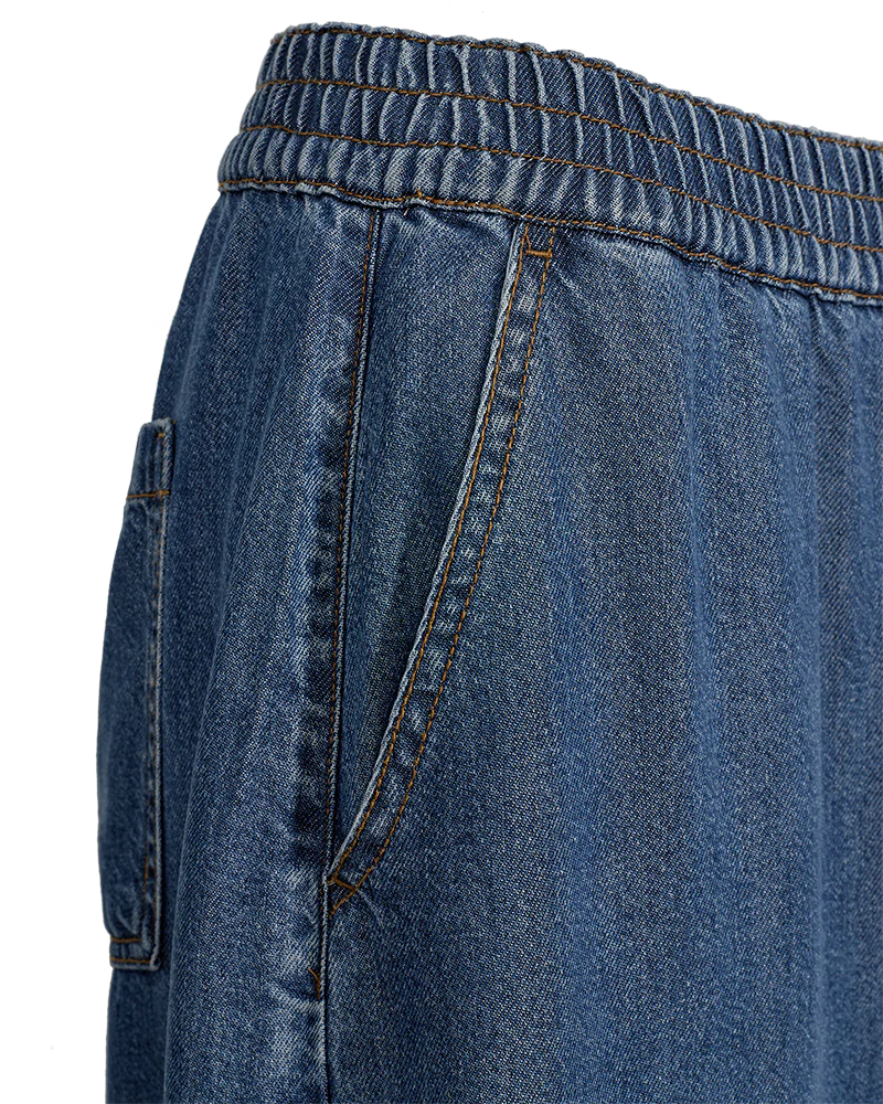 Free/Quent Soft Denim Culottes with pockets 211543