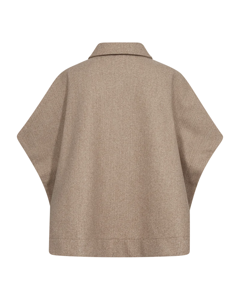 Free/Quent  FQYANNA Cape in Mink Melange FQ211554