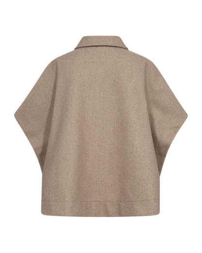 Free/Quent  FQYANNA Cape in Mink Melange FQ211554