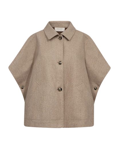 Free/Quent  FQYANNA Cape in Mink Melange FQ211554