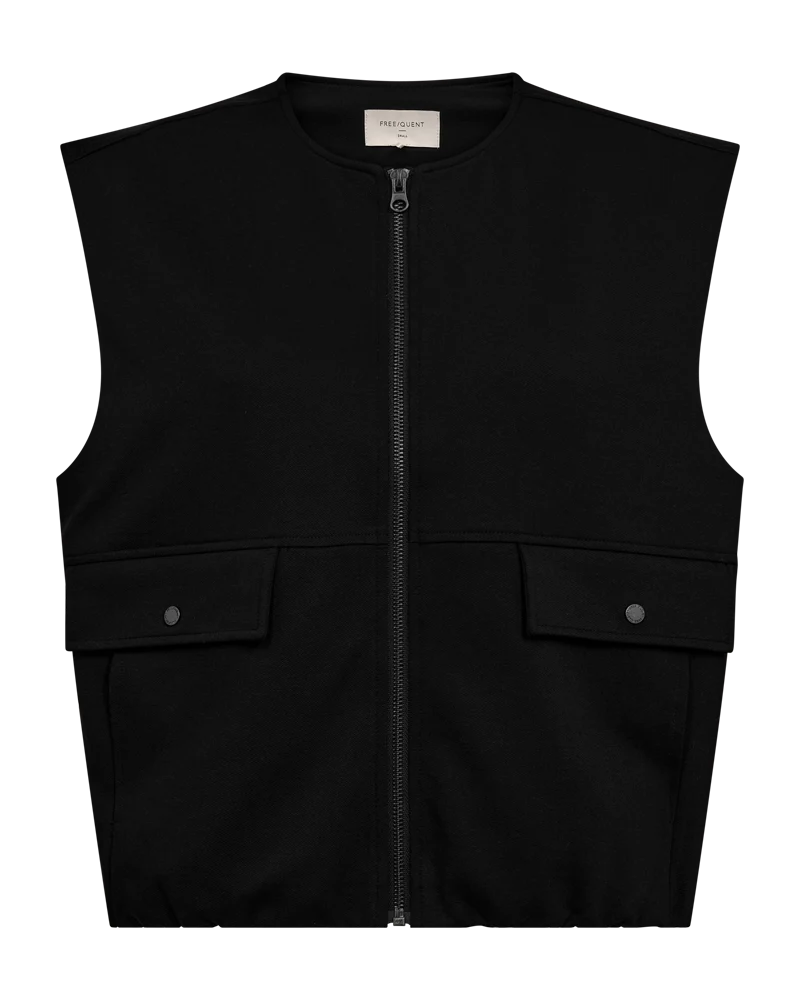 Free/Quent FQNANNI Gilet in Black Or Brown  211582