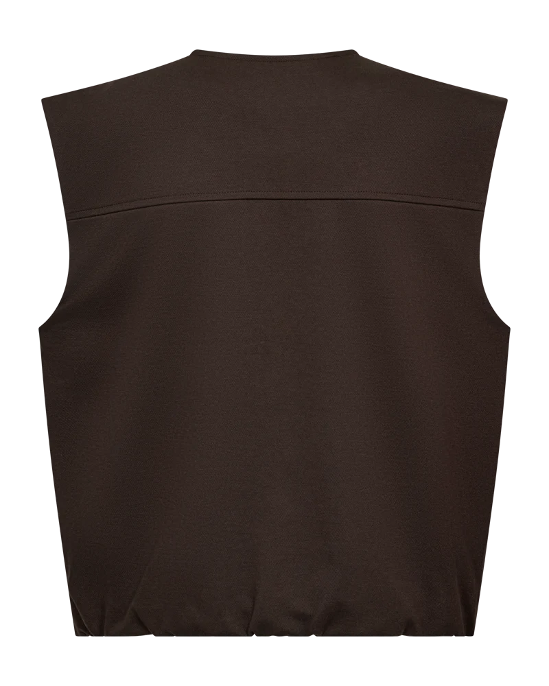 Free/Quent FQNANNI Gilet in Black Or Brown  211582