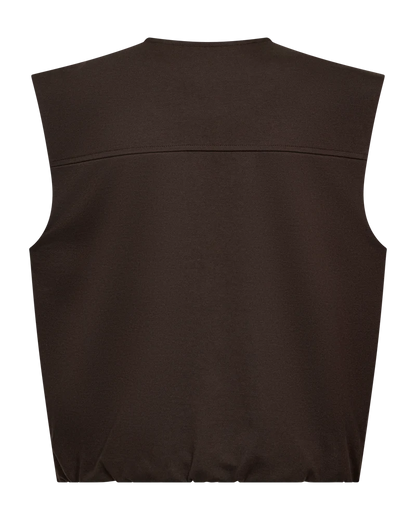 Free/Quent FQNANNI Gilet in Black Or Brown  211582