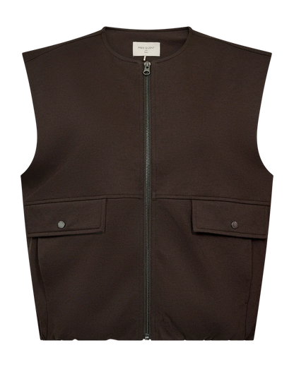 Free/Quent FQNANNI Gilet in Black Or Brown  211582