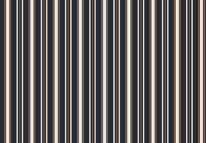 Fransa V Neck Blouse in Navy and Tan Stripe 20618028