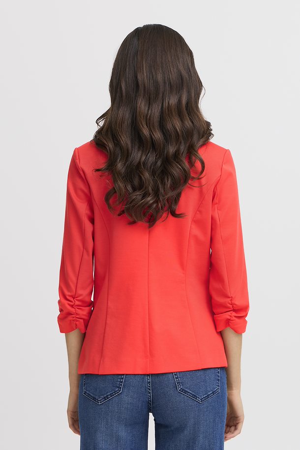 Fransa Jersey Blazer in Coral