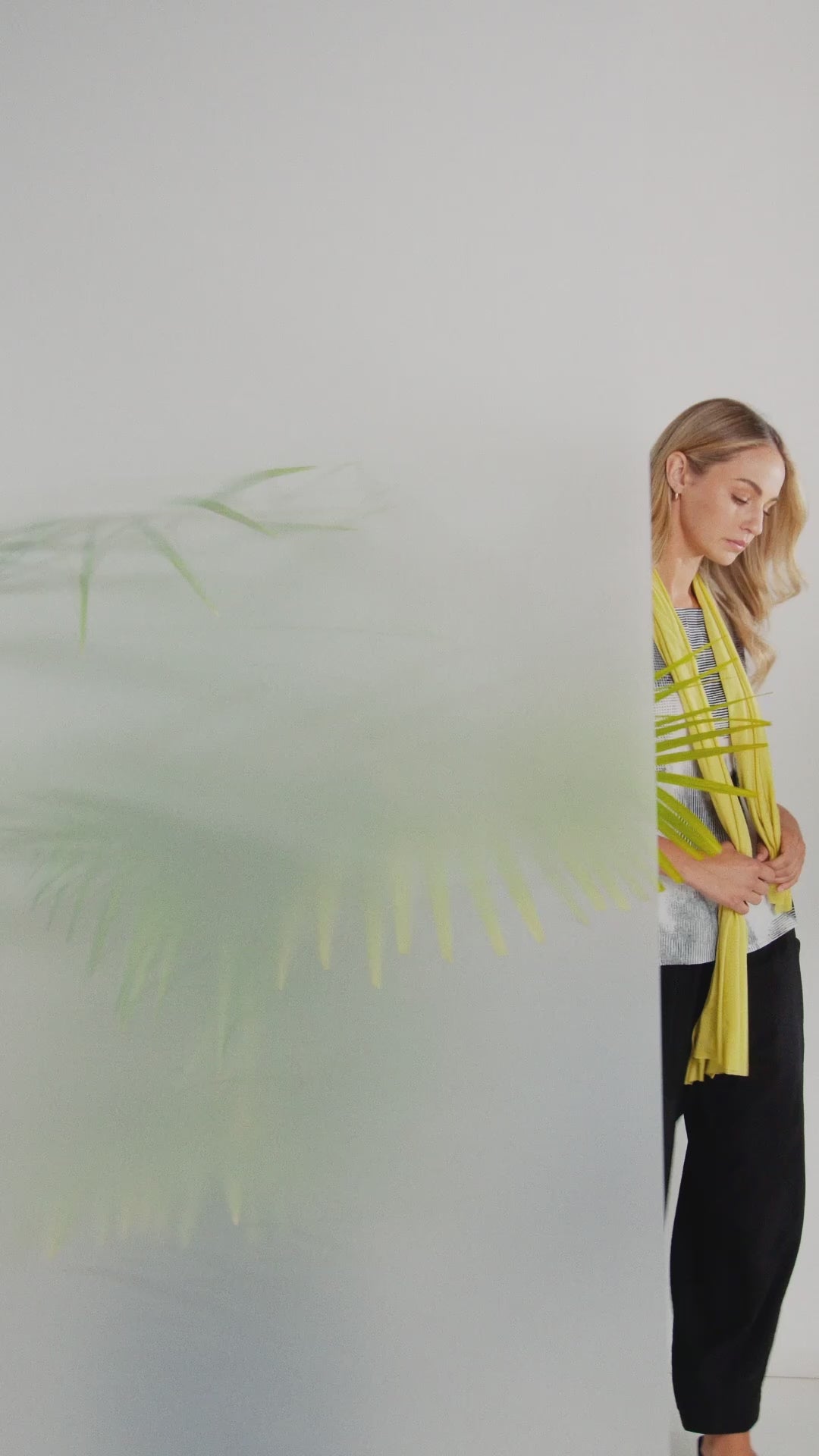 Naya Blurred Faded Spot Print Square Shape Tunic Top Nas26311