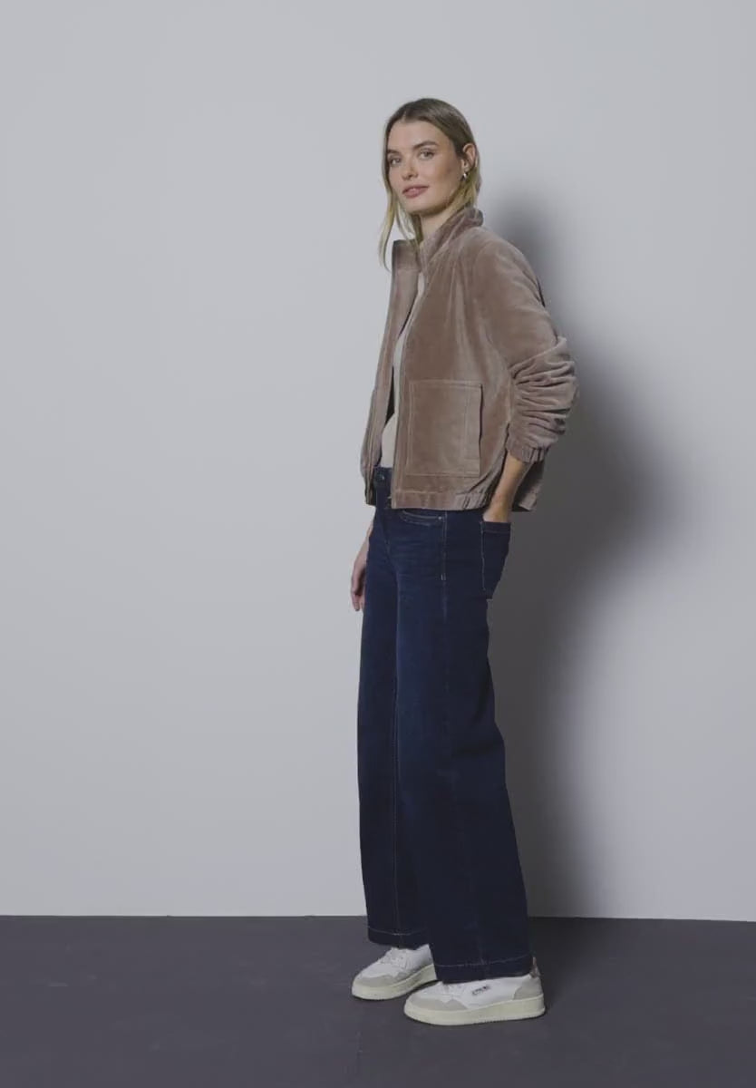 Street one Corduroy Jacket with Zip and Pockets