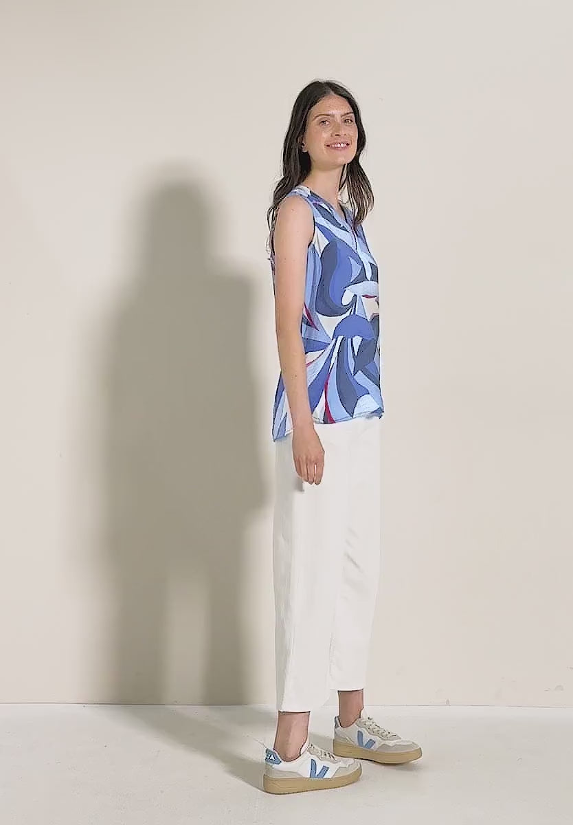 Cecil Print Sleeveless blouse 345825