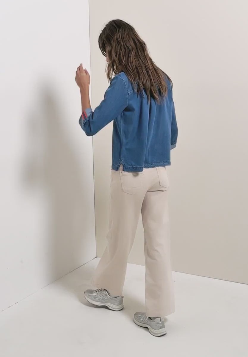 Cecil blue denim shirt 346361