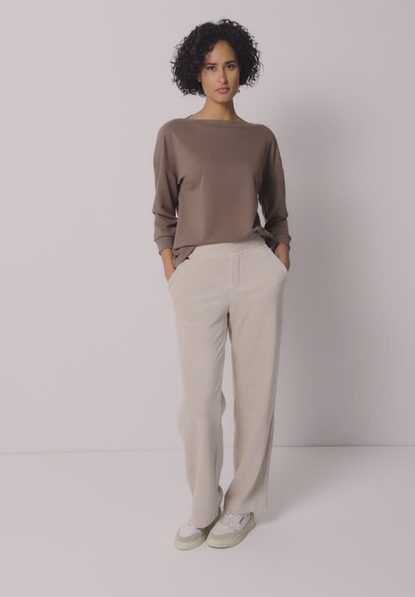Street One Supersoft light sweatshirt in Mocha