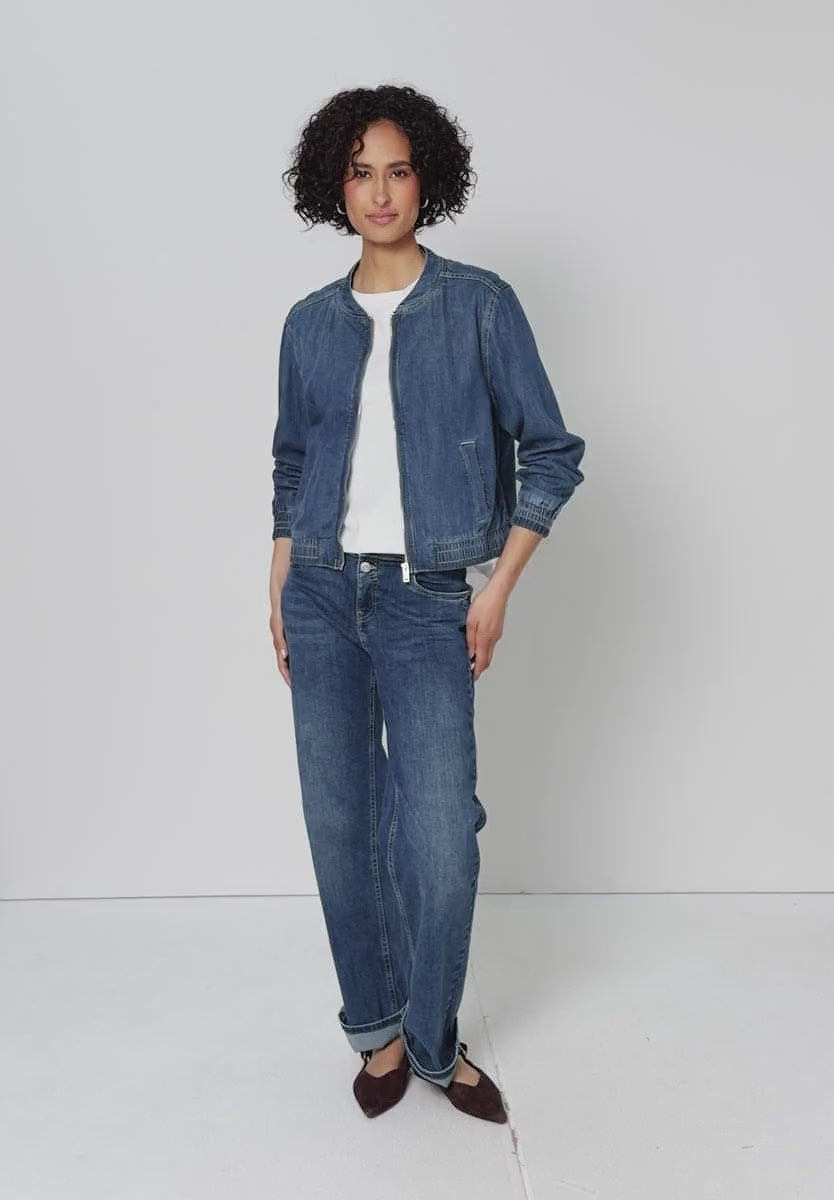 Street One Denim Jacket with Zip  213032