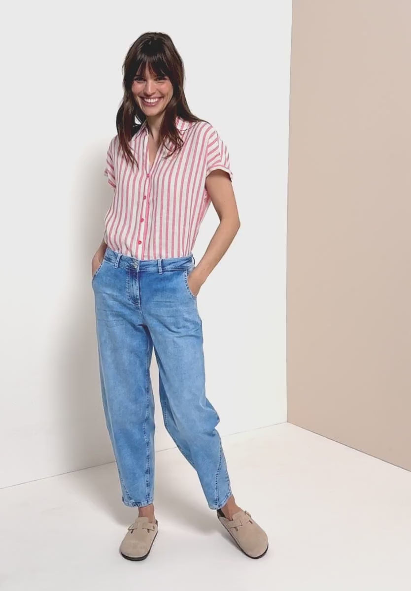 Cecil Scarlett High waist barrel leg jeans 380962