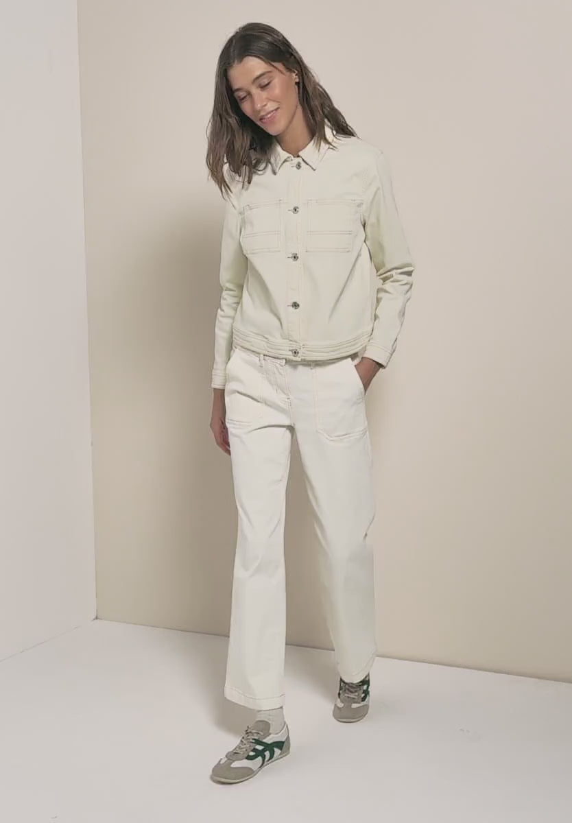 Cecil  Ecru denim jacket 212951