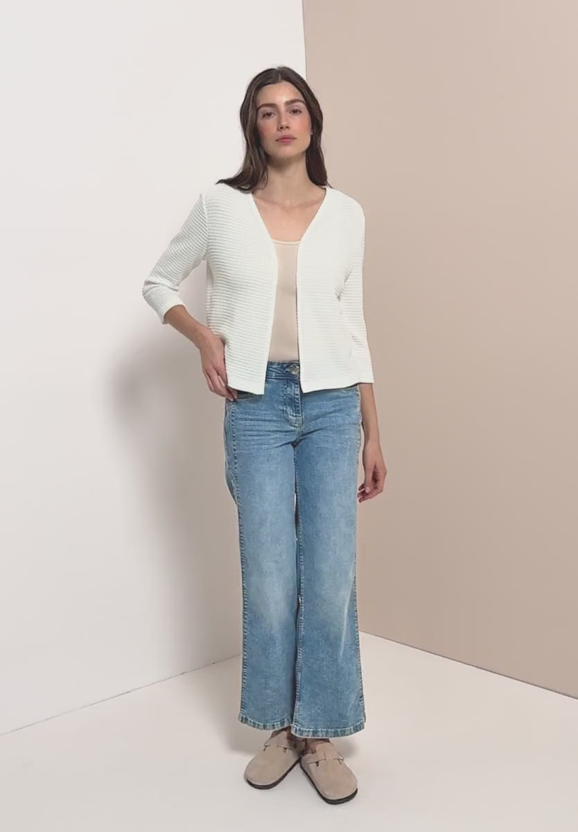 Cecil Edge to edge soft textured jacket 325362