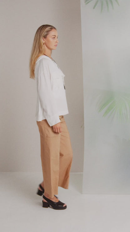 Naya  Wide Leg Trouser With Pocket Detail At Front Nas26297