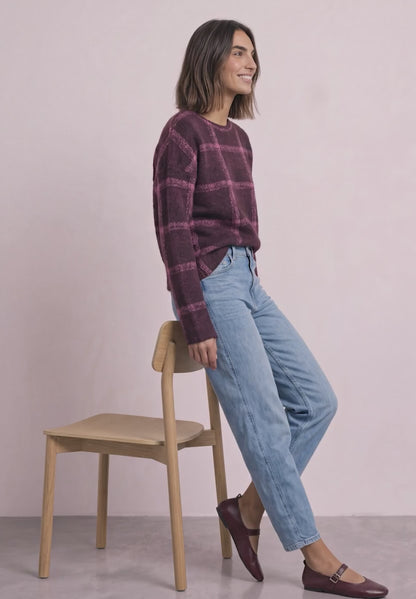Street One Feather Yarn round neck Jumper 325843