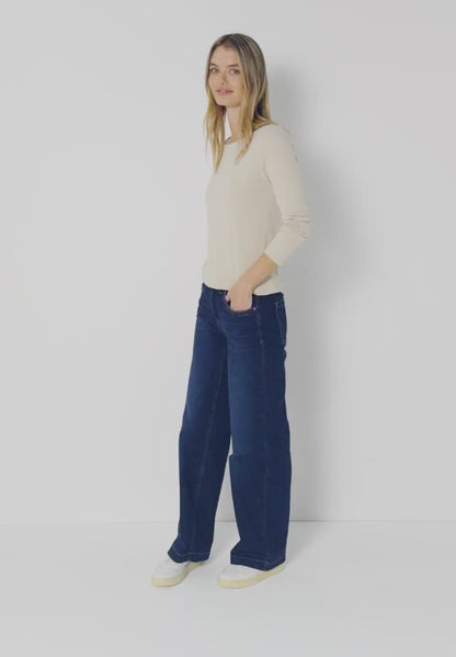 Street One Double Layered Cotton long sleeve T shirt   324176