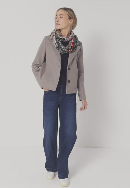 Street One Cotton Print Loop scarf 572943