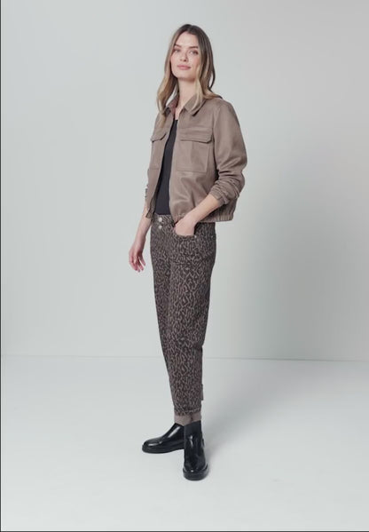 Street One Leopard Print Jeans 28" leg 380536