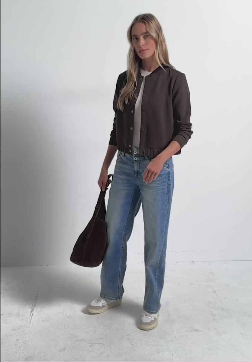 Street One Soft Jacket in Deep Roast Brown 323894