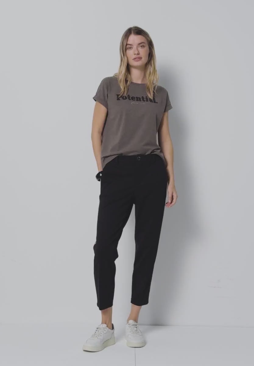 Street One Top with Boucle Wording 324043