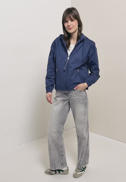 Cecil Cotton blend jacket with hood 212984