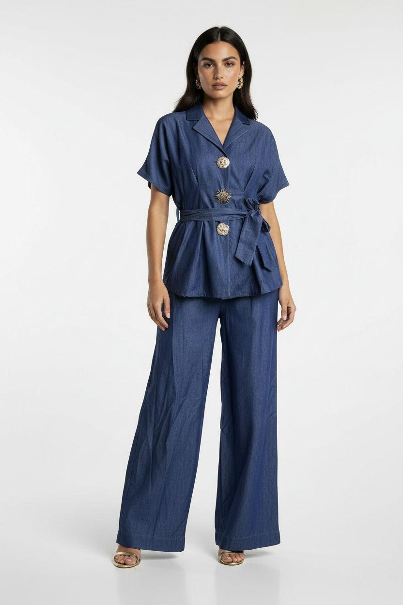 Marc Angelo Denim look Co Ord A3106