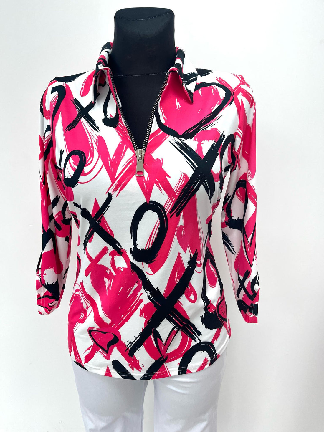 Yew top with 1/4 Zip and collar Yew25 24