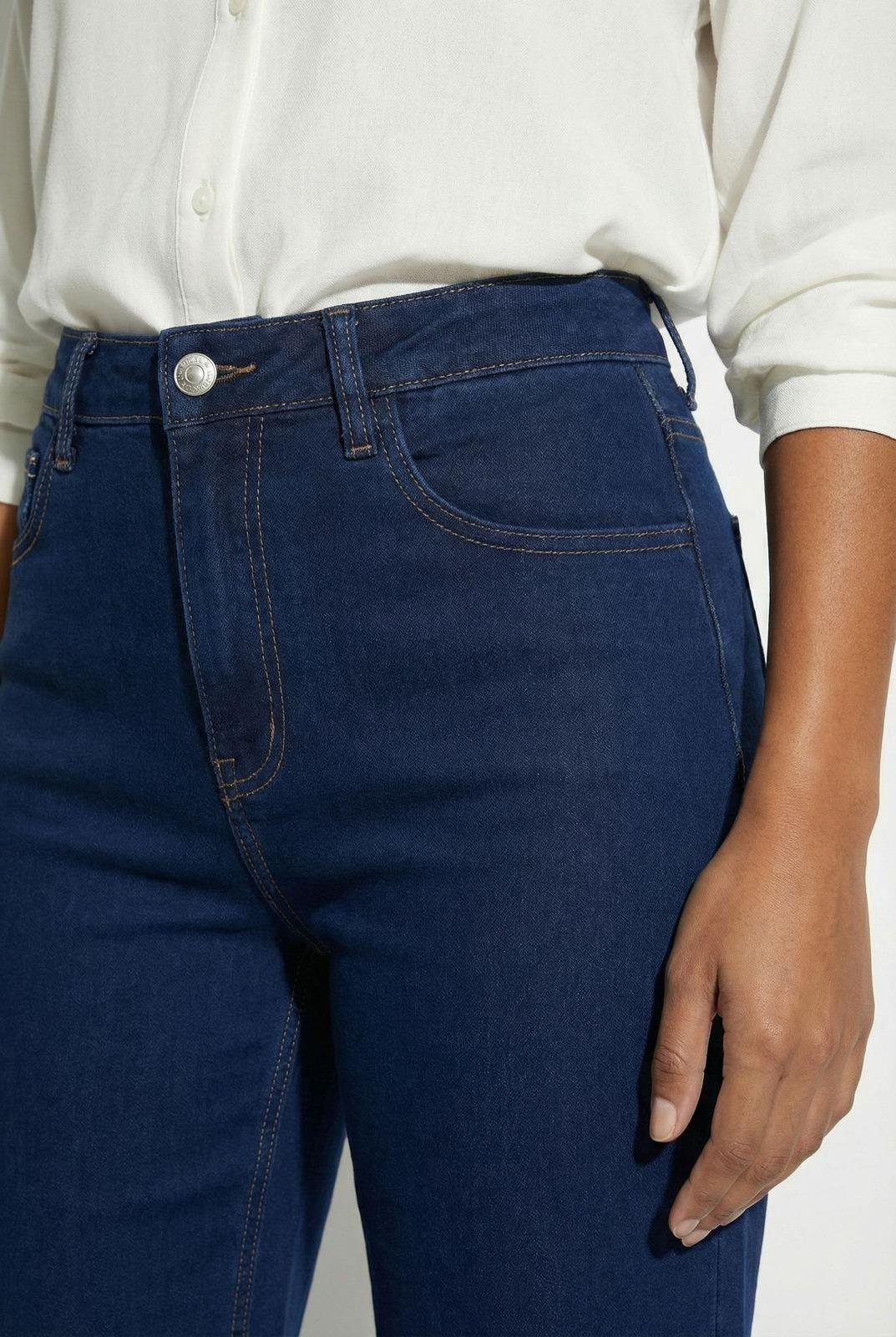 Marc Angelo High Waist Wide Leg Dark Denims Ma24214