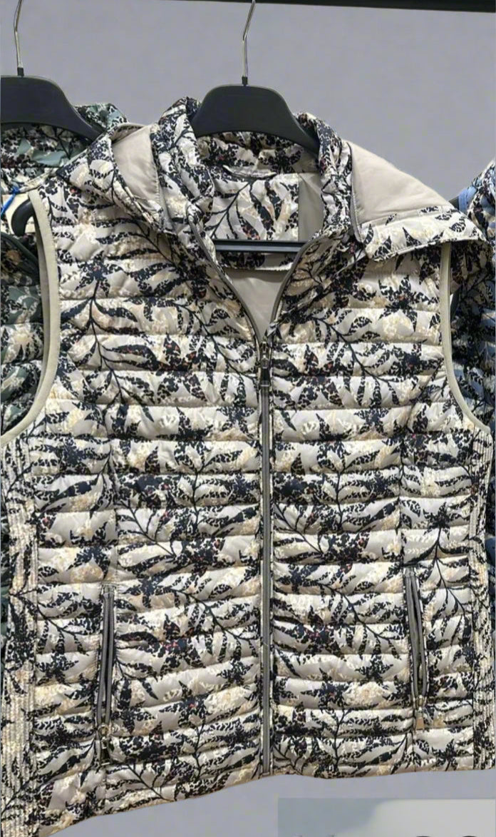 Short Printed Gilet