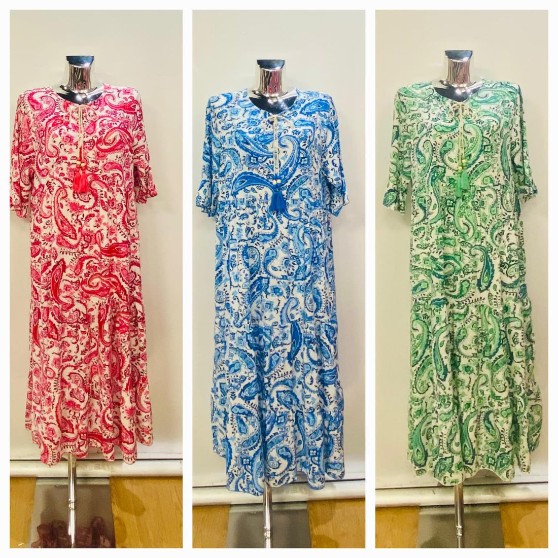 Sadie Paisley Midi Dress