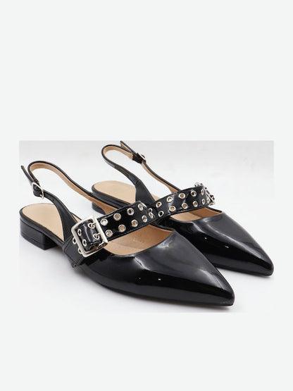 Metro Chic Studded Flats
