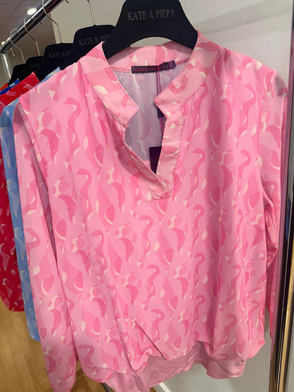 Kate And Pippa Bella Band Top in Baby Pink 6