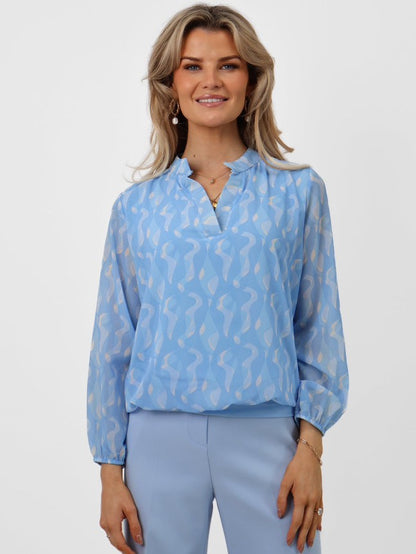 Kate And Pippa Bella Band Top in baby blue 7
