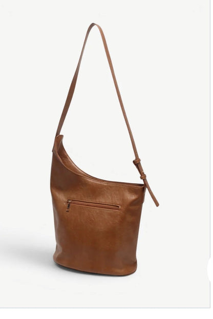 Emery Stud Detail Bucket bag with Shoulder Strap