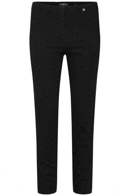 Robell Rose Powerstretch Denim jeans with pockets  78cm in black or navy 53635 55050