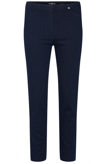 Robell Rose Powerstretch Denim jeans with pockets  78cm in black or navy 53635 55050