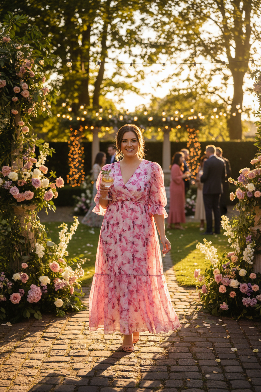 Summer party lifestyle image - full length