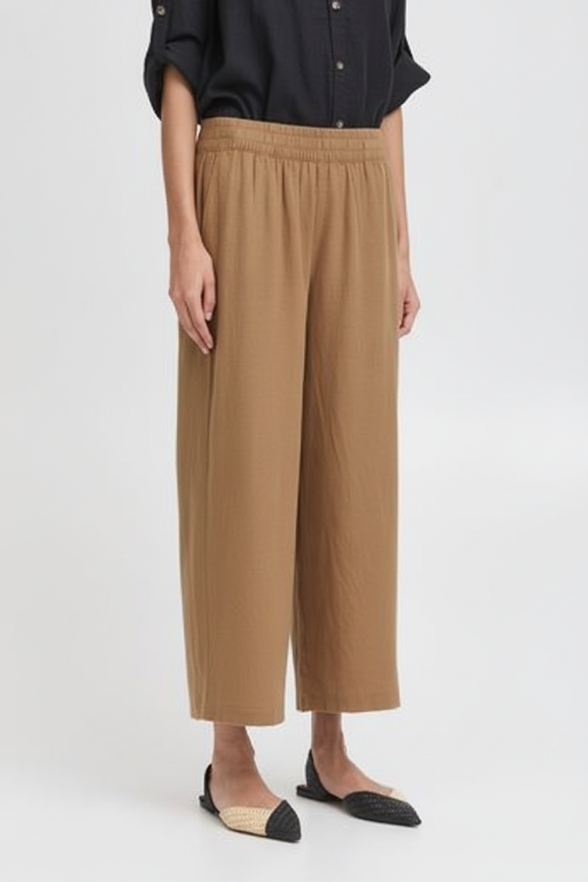 Tan chestnut trousers