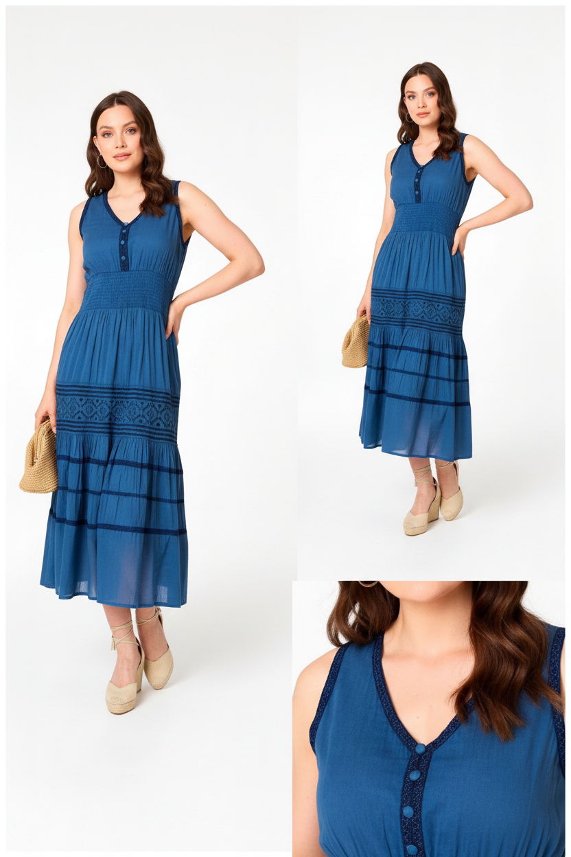 Teal Dress - Front