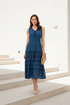 Teal Dress - Outdoor Background