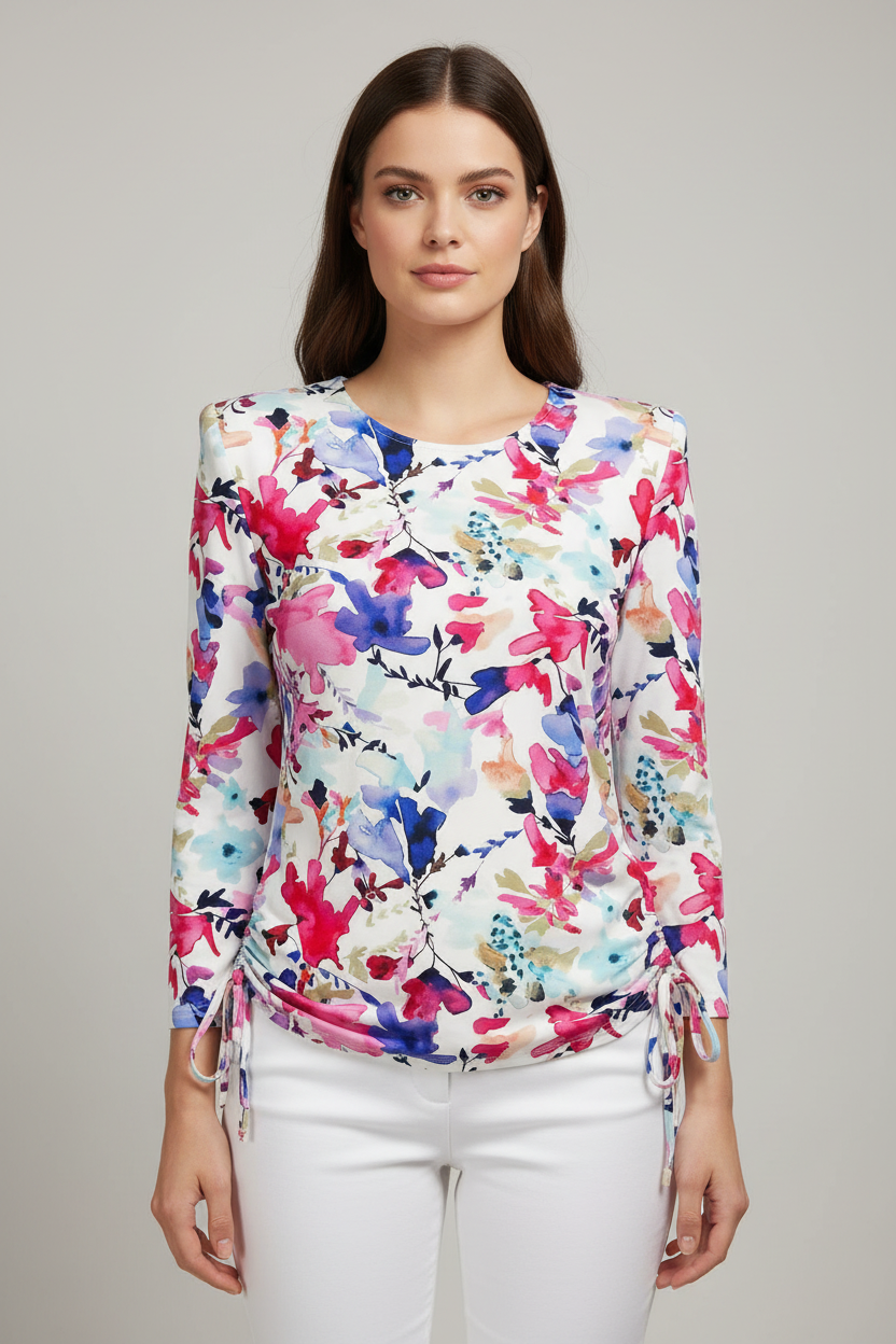 YEW floral top model image